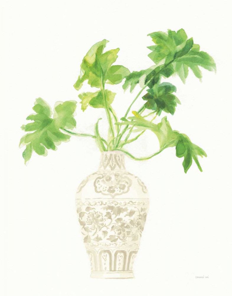 Palm Chinoiserie III Cream art print by Danhui Nai for $57.95 CAD