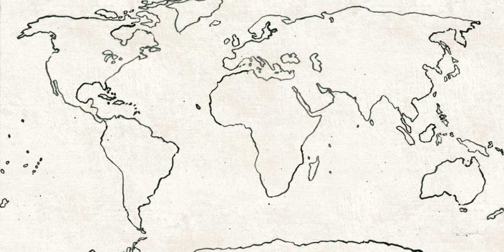 Sketch Map art print by Sue Schlabach for $57.95 CAD