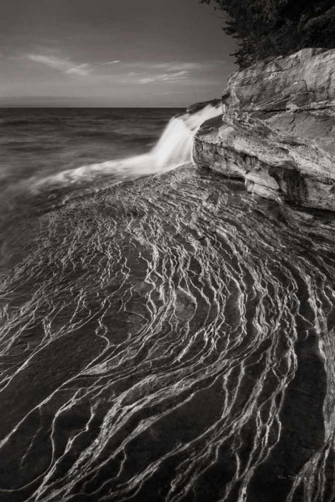 Pictured Rocks Michigan I BW art print by Alan Majchrowicz for $57.95 CAD