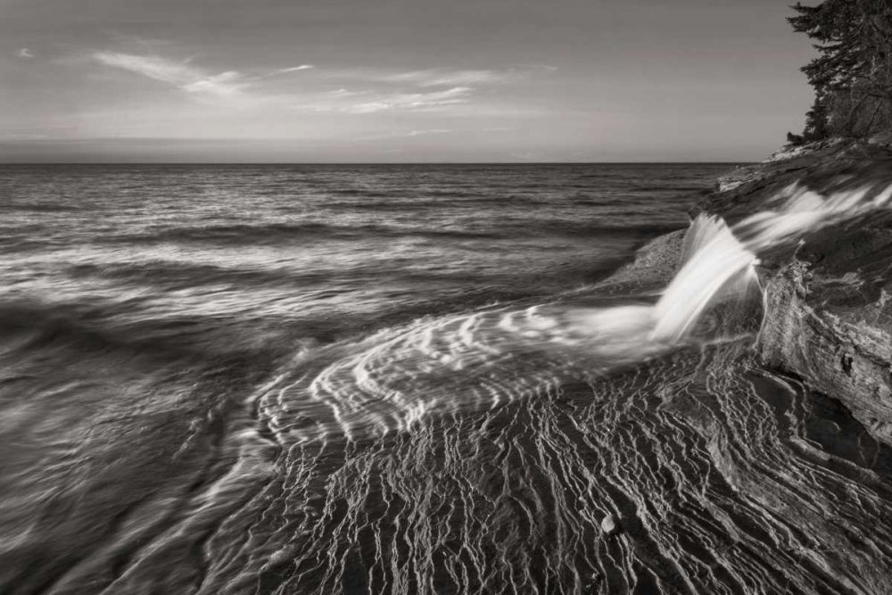 Pictured Rocks Michigan II BW art print by Alan Majchrowicz for $57.95 CAD