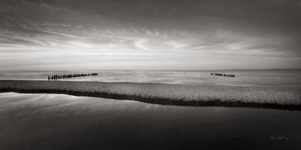 Lake Superior Beach IV BW art print by Alan Majchrowicz for $57.95 CAD