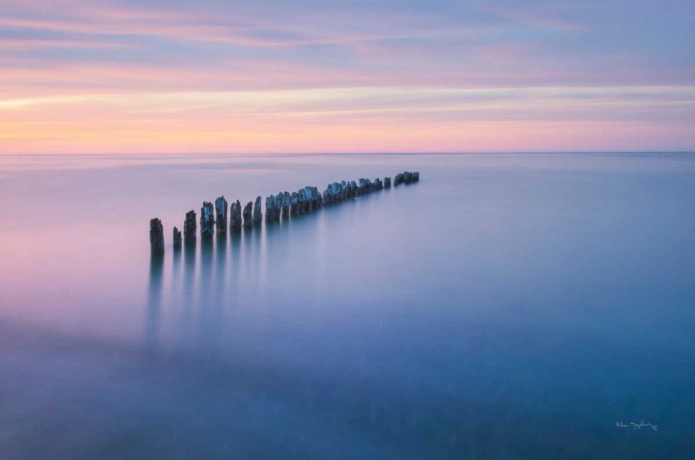 Lake Superior Old Pier IV art print by Alan Majchrowicz for $57.95 CAD