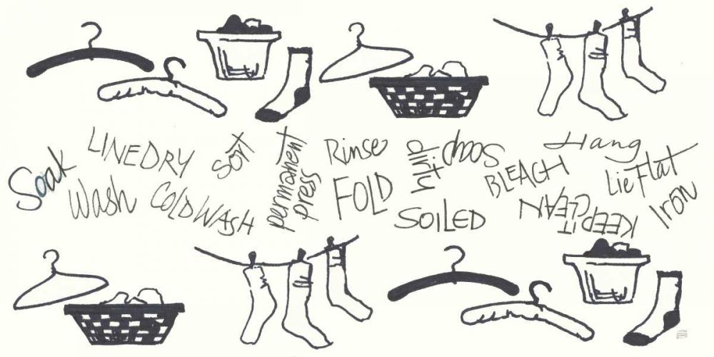 Laundry Room Sayings II art print by Chris Paschke for $57.95 CAD