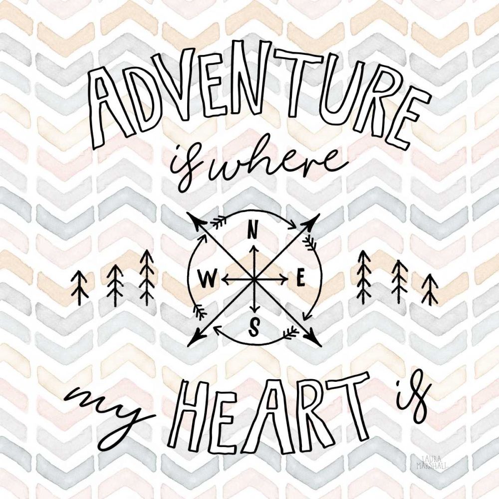World Traveler III Chevron art print by Laura Marshall for $57.95 CAD