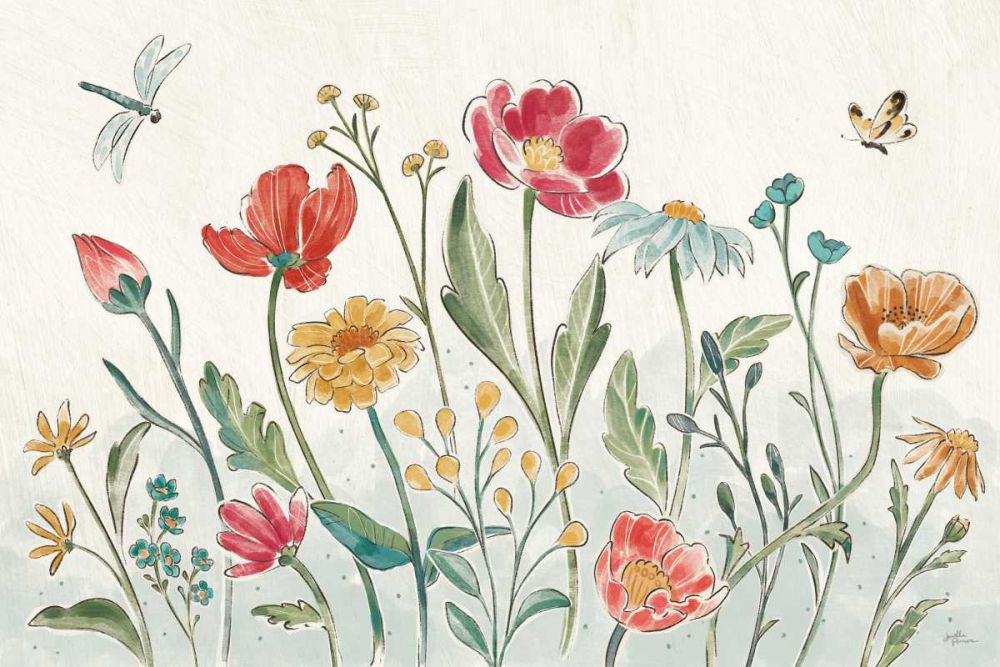 Boho Field I art print by Janelle Penner for $57.95 CAD