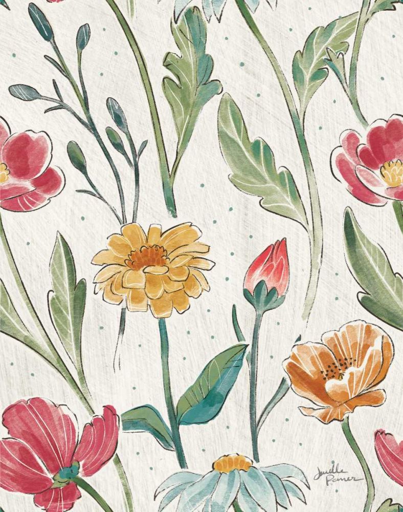 Boho Field Pattern IA art print by Janelle Penner for $57.95 CAD