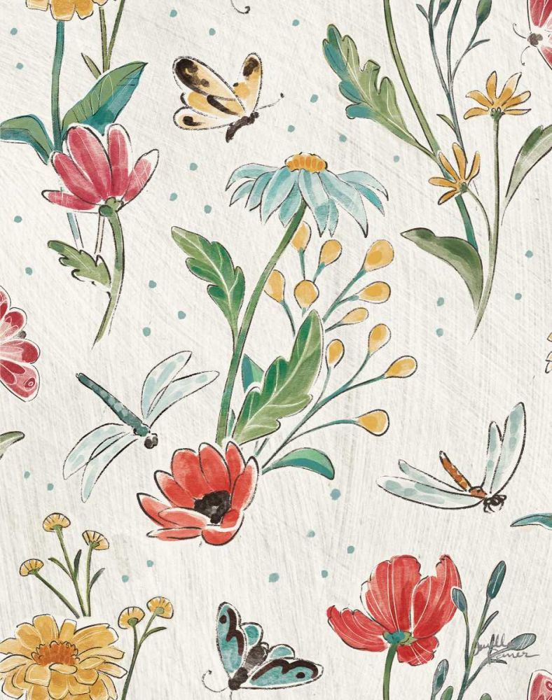 Boho Field Pattern VA art print by Janelle Penner for $57.95 CAD