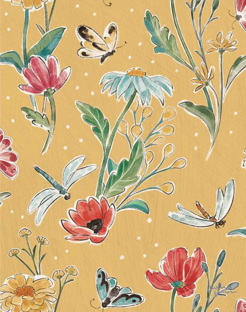 Boho Field Pattern VB art print by Janelle Penner for $57.95 CAD