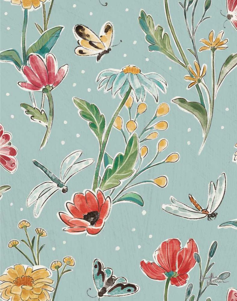 Boho Field Pattern VE art print by Janelle Penner for $57.95 CAD