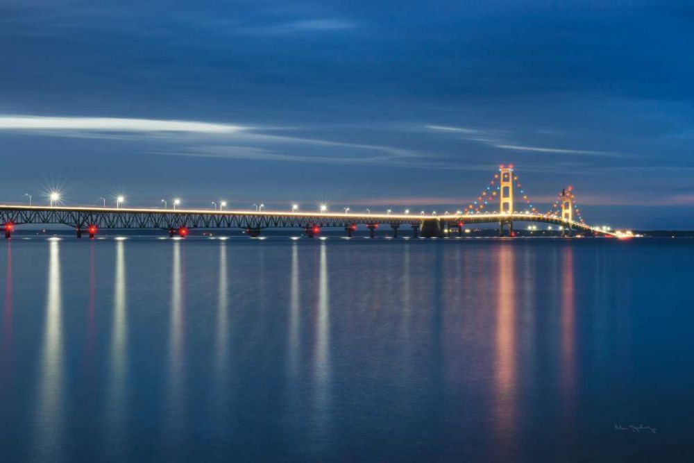 Mackinac Bridge art print by Alan Majchrowicz for $57.95 CAD
