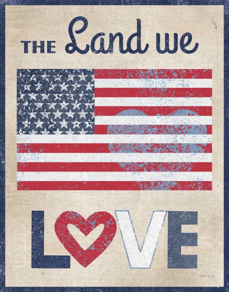 The Land We Love Dark art print by Beth Grove for $57.95 CAD