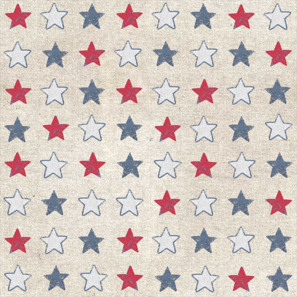 Patriotic Dark Pattern IIA art print by Beth Grove for $57.95 CAD