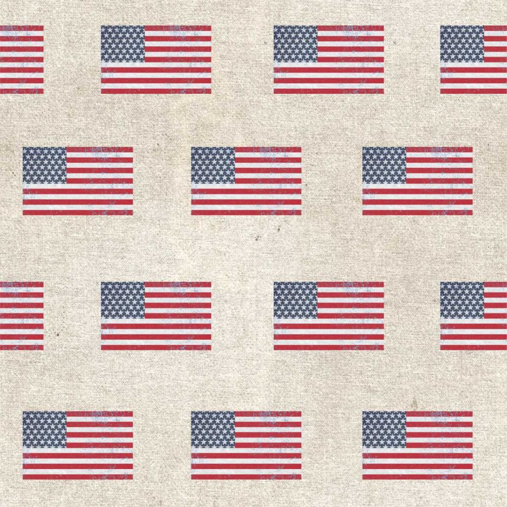 Patriotic Dark Pattern V art print by Beth Grove for $57.95 CAD