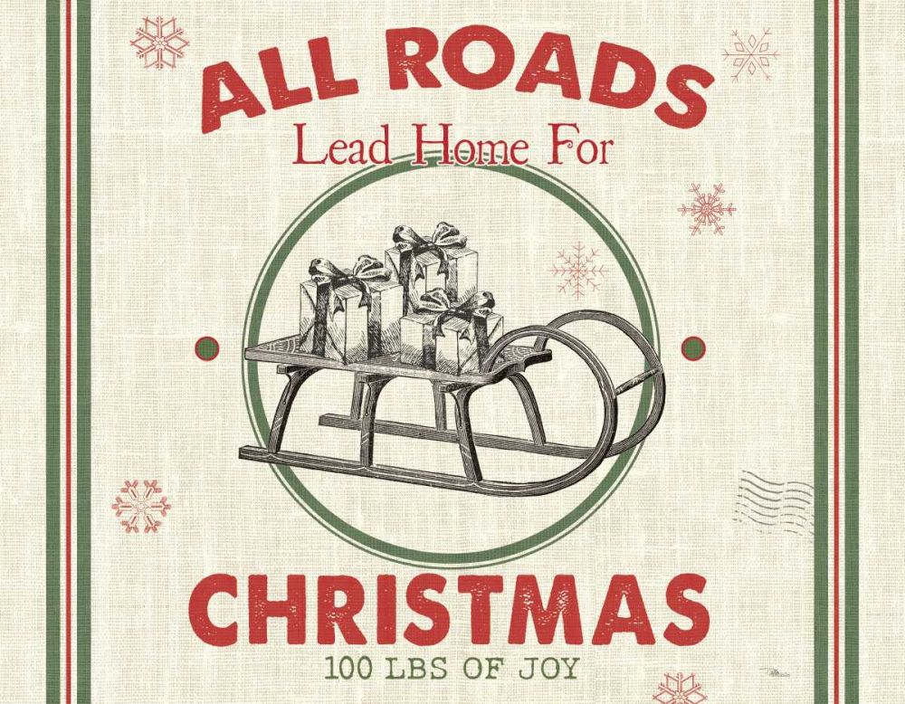 Farmhouse Holiday II v2 art print by Pela Studio for $57.95 CAD