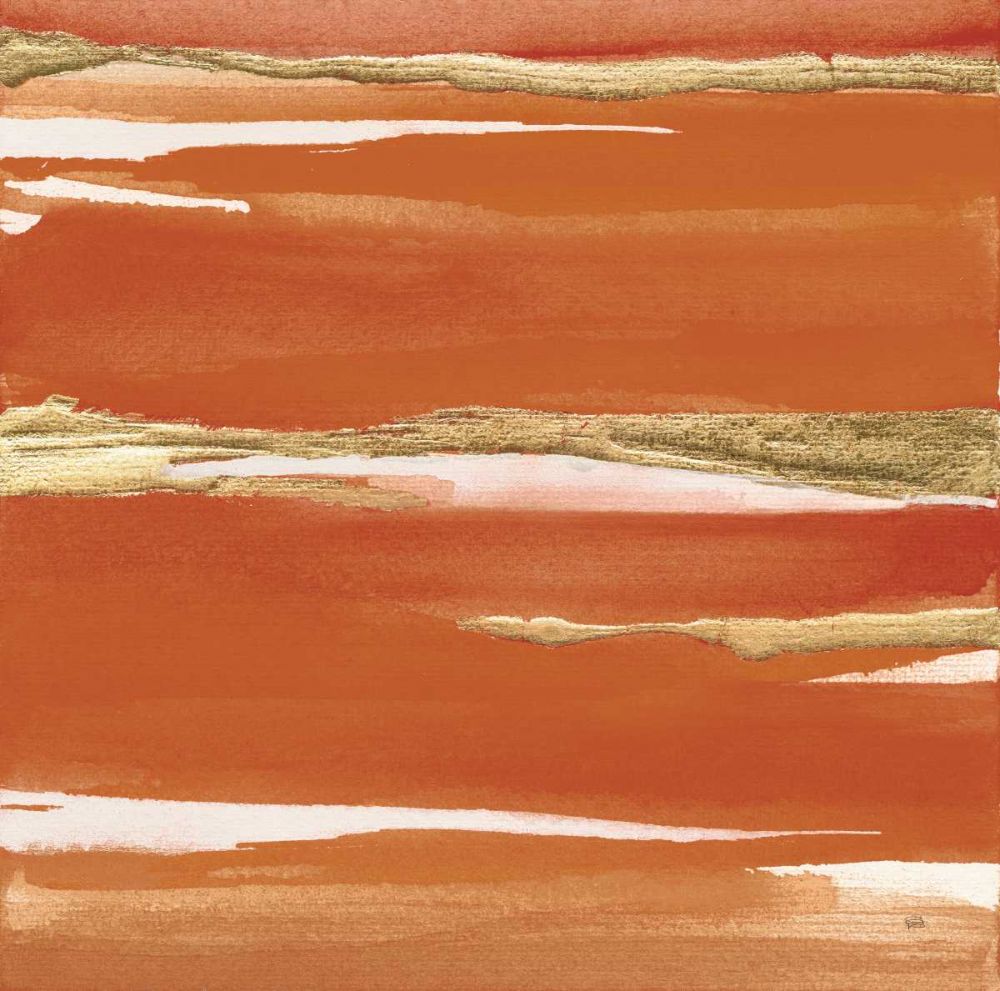 Gilded Mandarin I Burnt Orange art print by Chris Paschke for $57.95 CAD