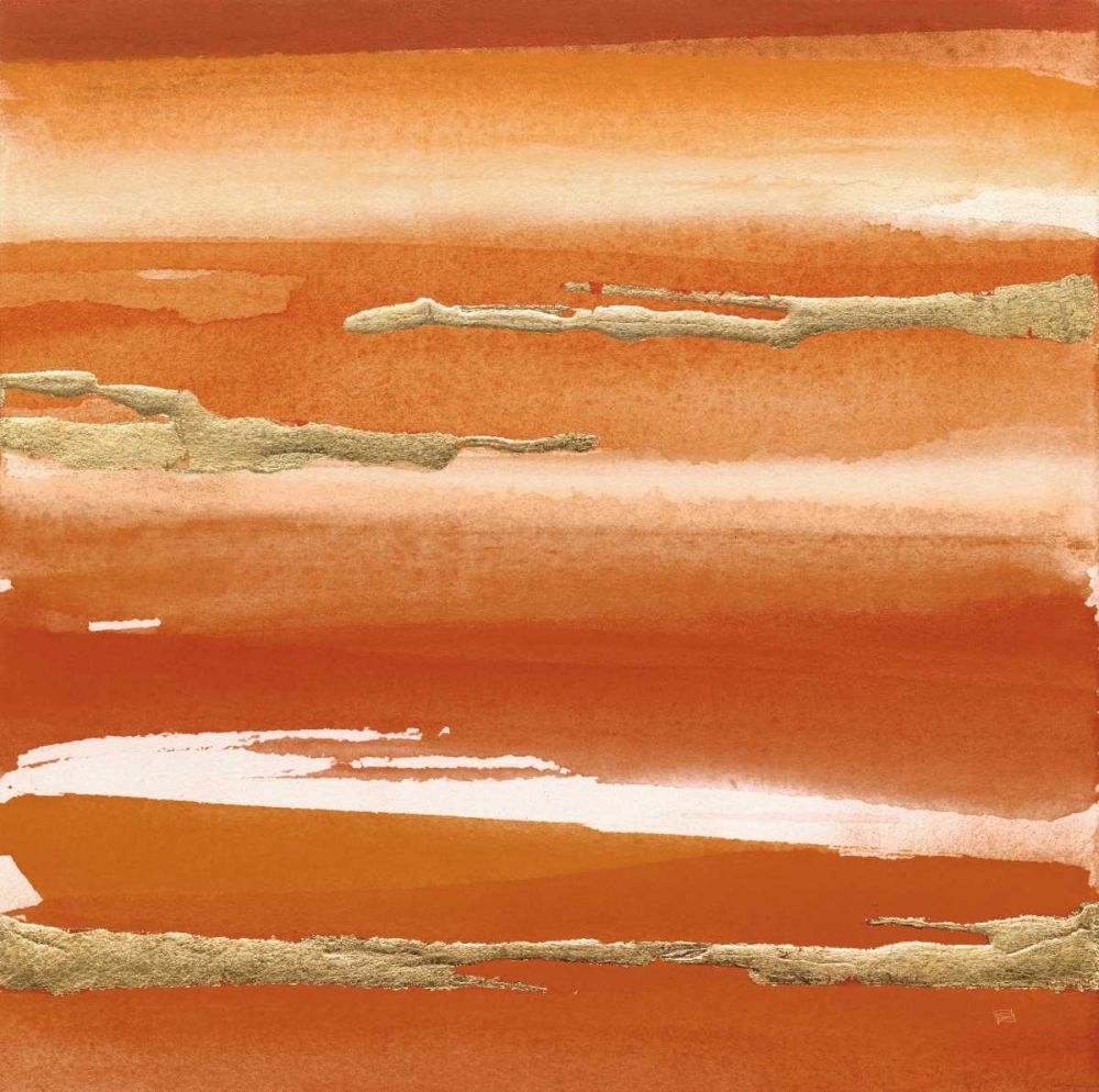 Gilded Mandarin III Burnt Orange art print by Chris Paschke for $57.95 CAD