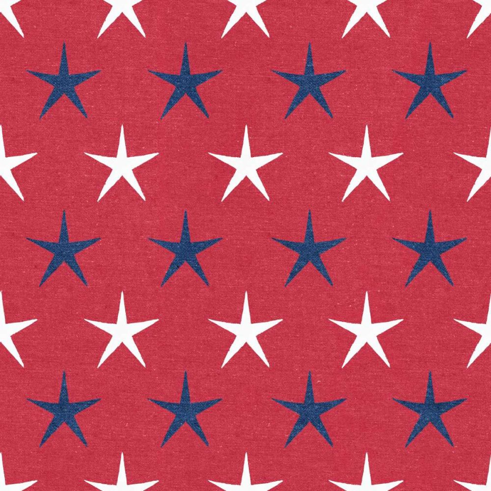 Stars and Stripes Dark Pattern IXA art print by Beth Grove for $57.95 CAD
