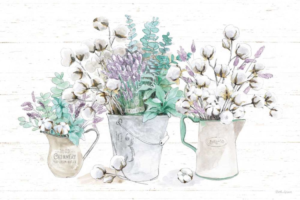 Farmhouse Cotton I art print by Beth Grove for $57.95 CAD