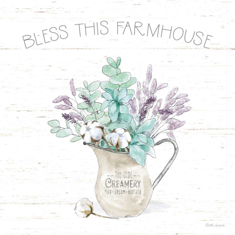 Farmhouse Cotton II art print by Beth Grove for $57.95 CAD