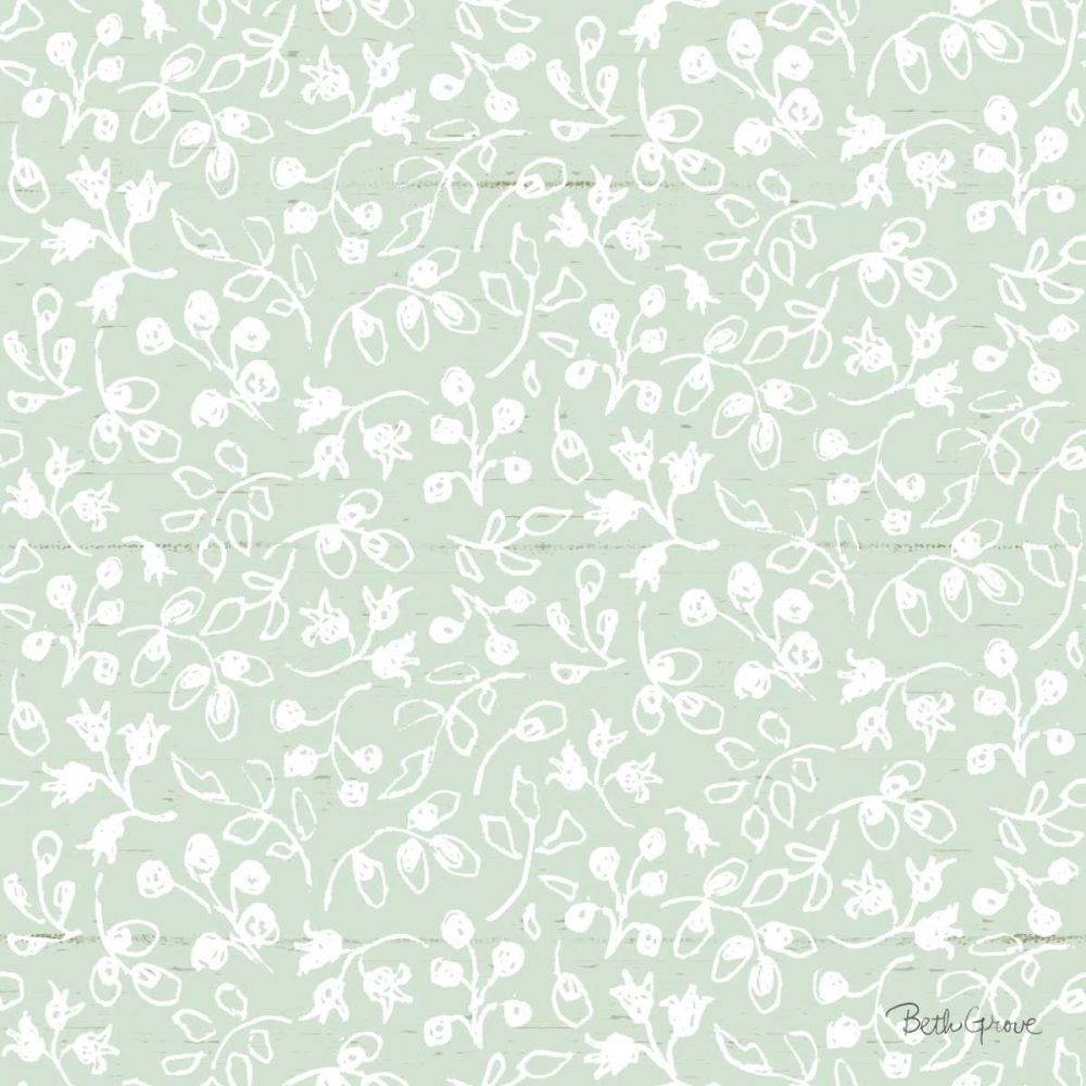 Farmhouse Cotton Pattern III art print by Beth Grove for $57.95 CAD