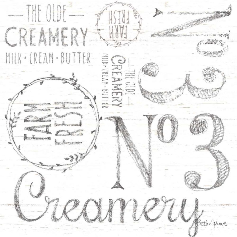 Farmhouse Cotton Pattern IVA art print by Beth Grove for $57.95 CAD