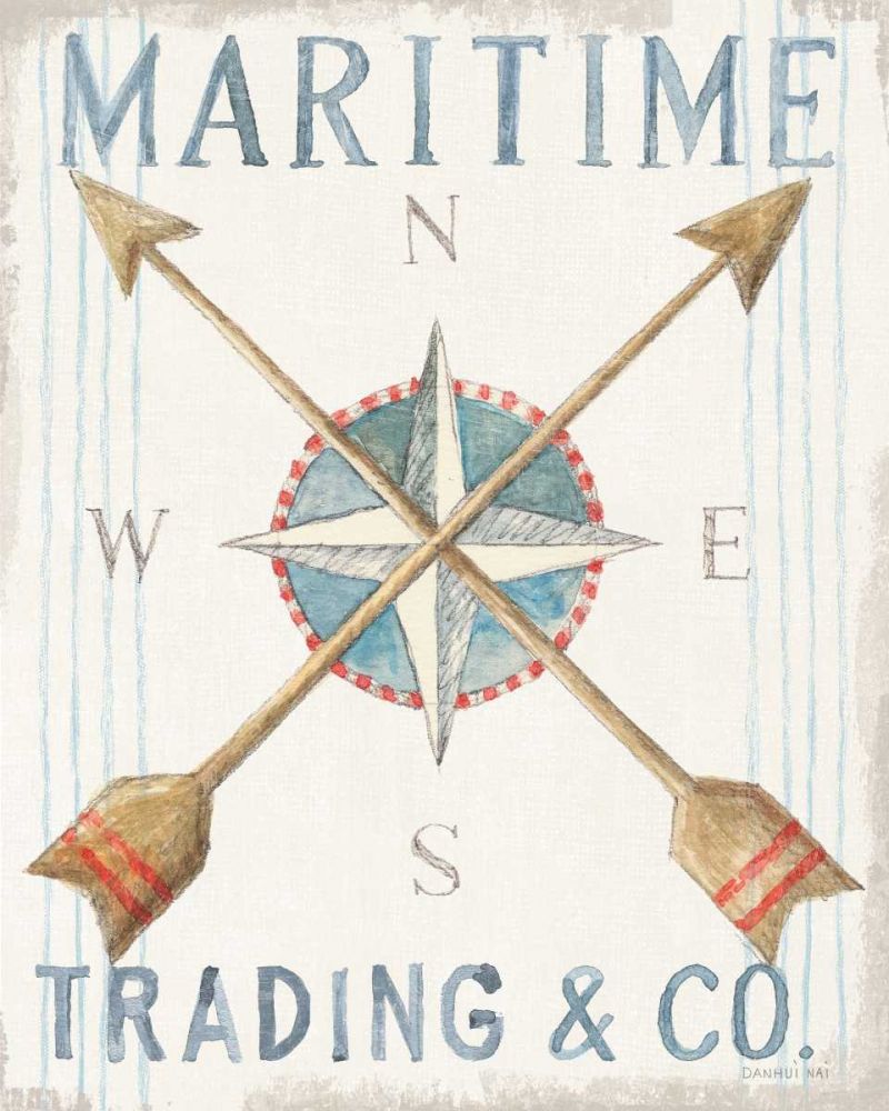 Floursack Nautical VI art print by Danhui Nai for $57.95 CAD