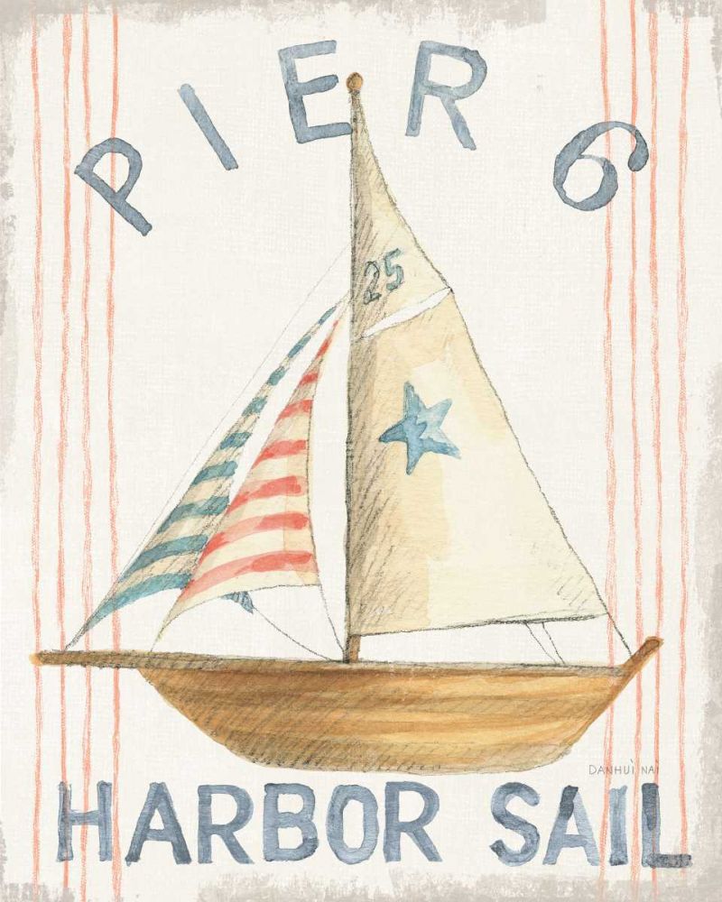 Floursack Nautical VII art print by Danhui Nai for $57.95 CAD