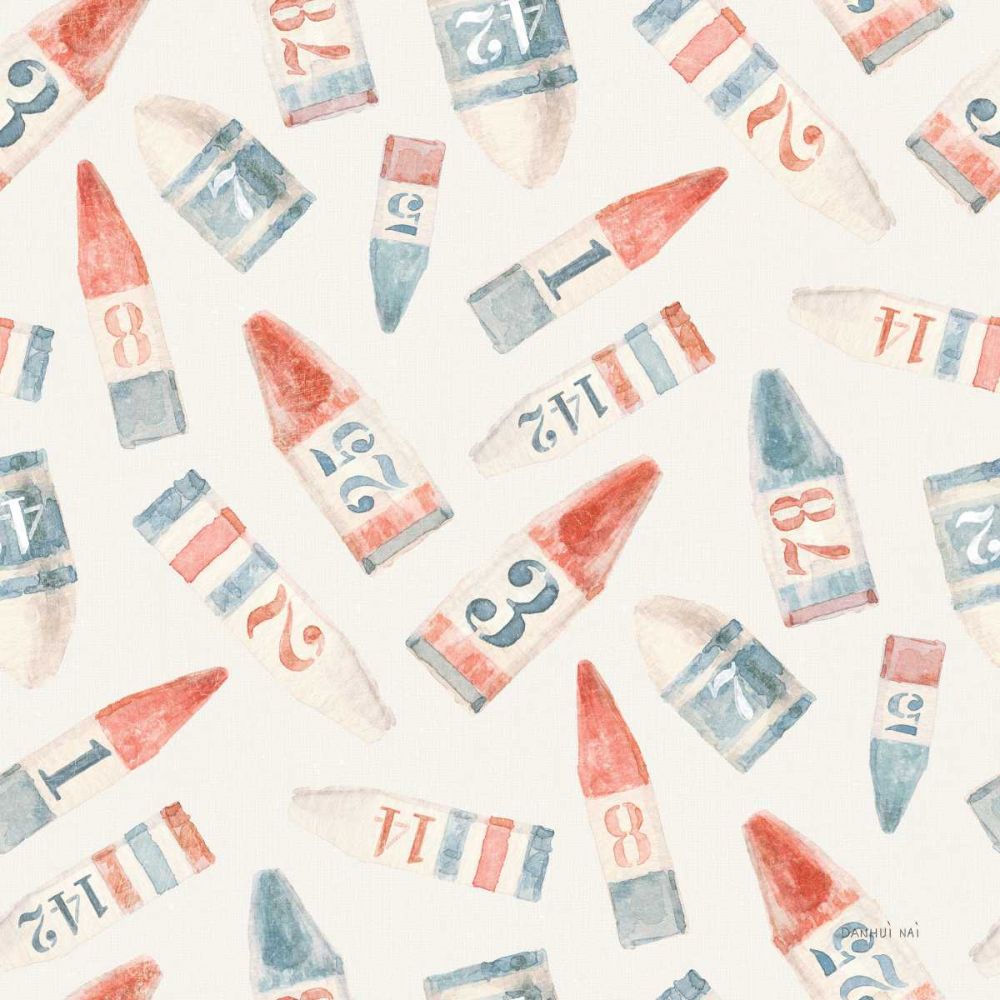 Floursack Nautical Pattern IV art print by Danhui Nai for $57.95 CAD