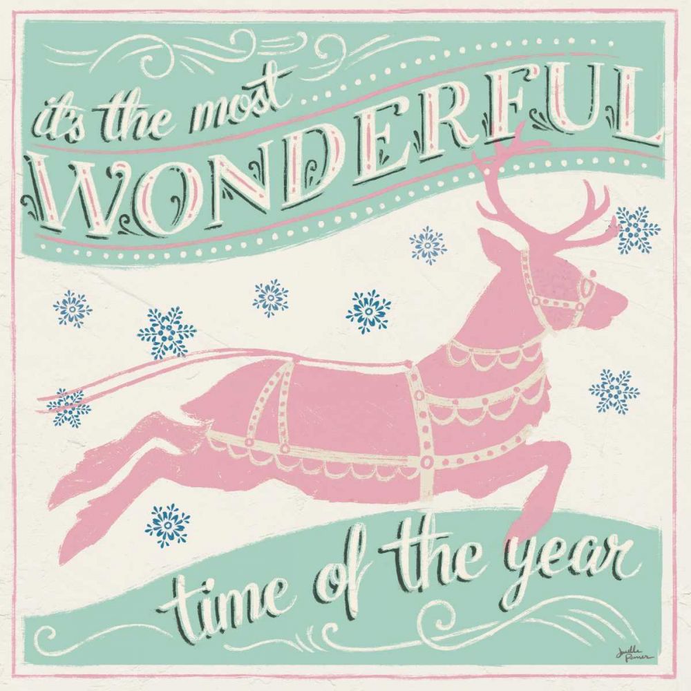 Merry Little Christmas IV Vintage art print by Janelle Penner for $57.95 CAD