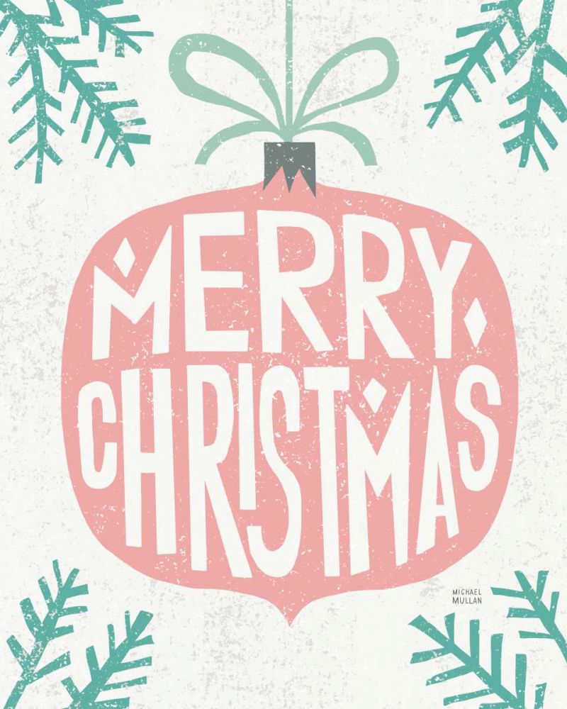 Christmas Whimsy Ornament Vintage art print by Michael Mullan for $57.95 CAD