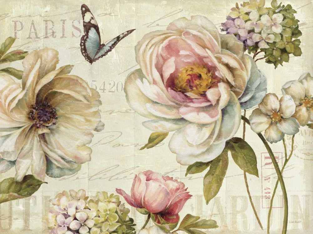 Marche de Fleurs IV art print by Lisa Audit for $57.95 CAD