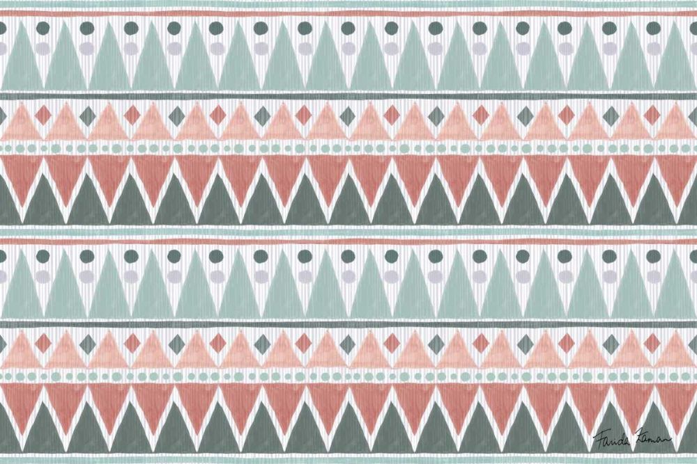 Ikat Pattern I art print by Farida Zaman for $57.95 CAD