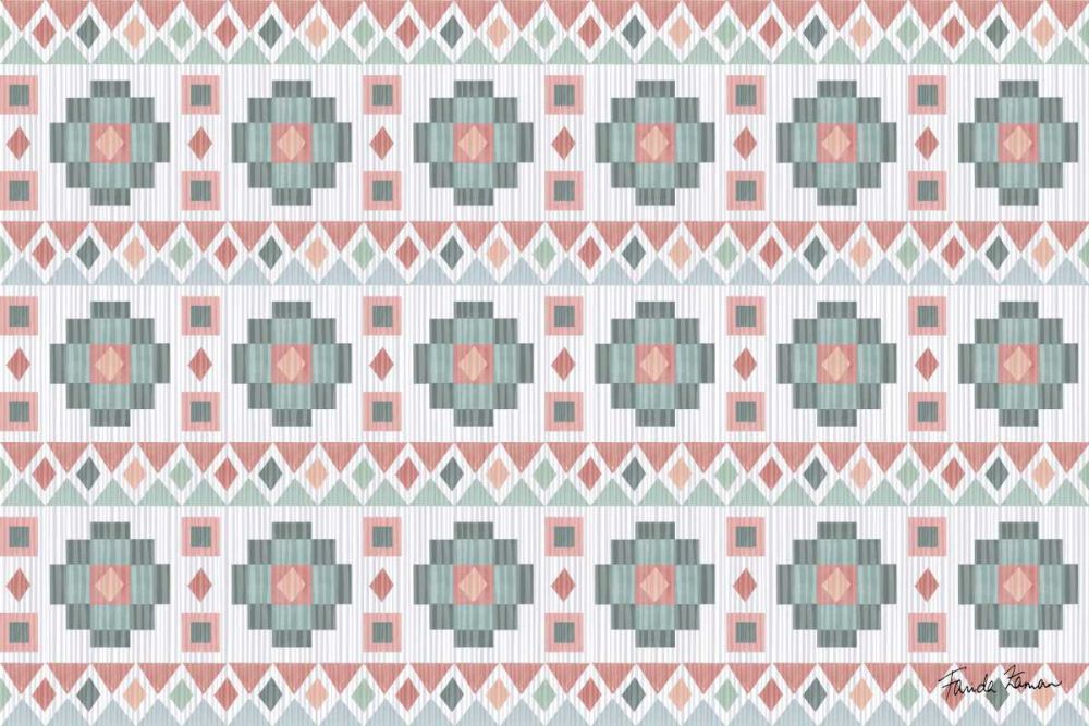Ikat Pattern II art print by Farida Zaman for $57.95 CAD