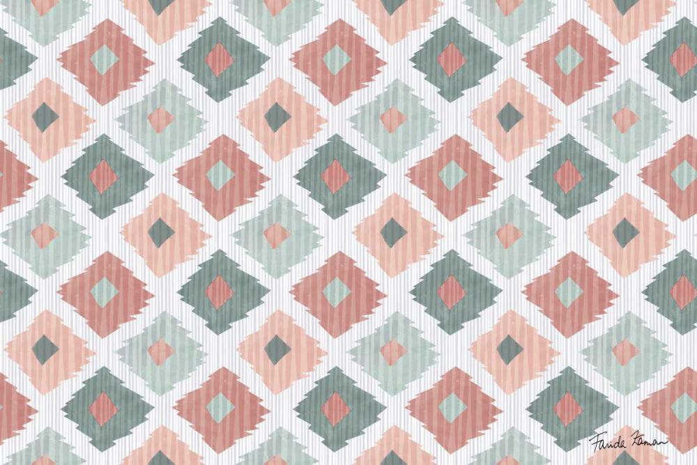 Ikat Pattern V art print by Farida Zaman for $57.95 CAD
