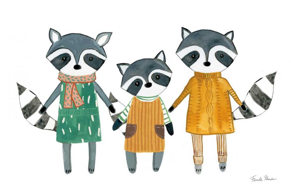 Neighborhood Pals X art print by Farida Zaman for $57.95 CAD