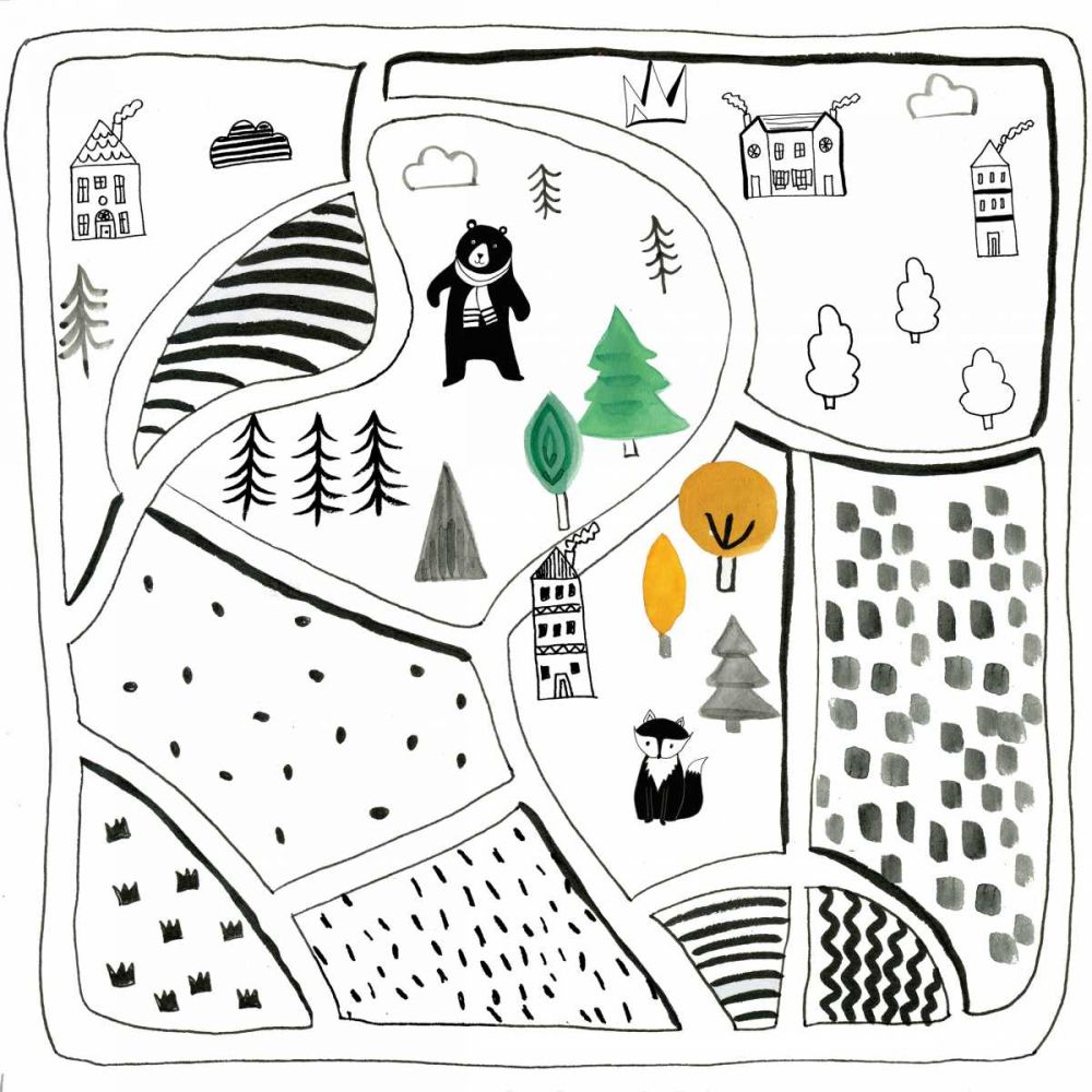 Neighborhood Pals XIII art print by Farida Zaman for $57.95 CAD
