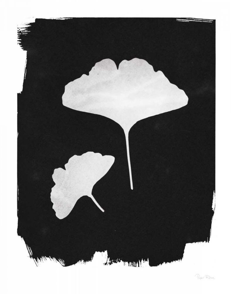 Nature by the Lake Gingko II Black art print by Piper Rhue for $57.95 CAD