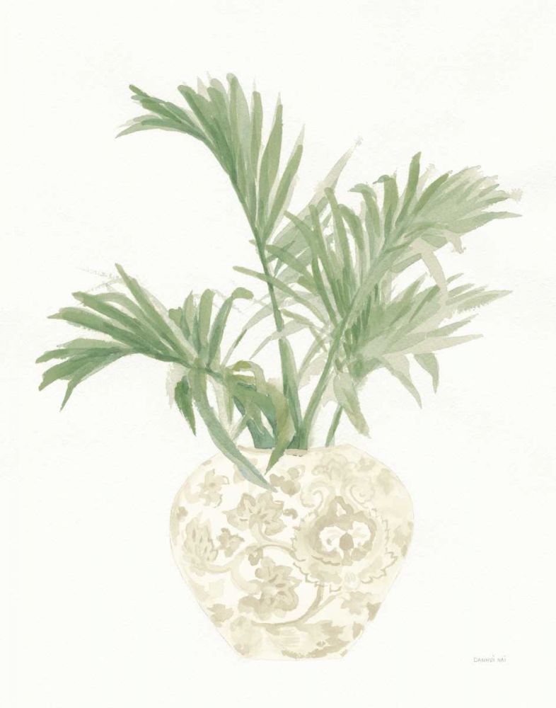 Palm Chinoiserie II Sage art print by Danhui Nai for $57.95 CAD
