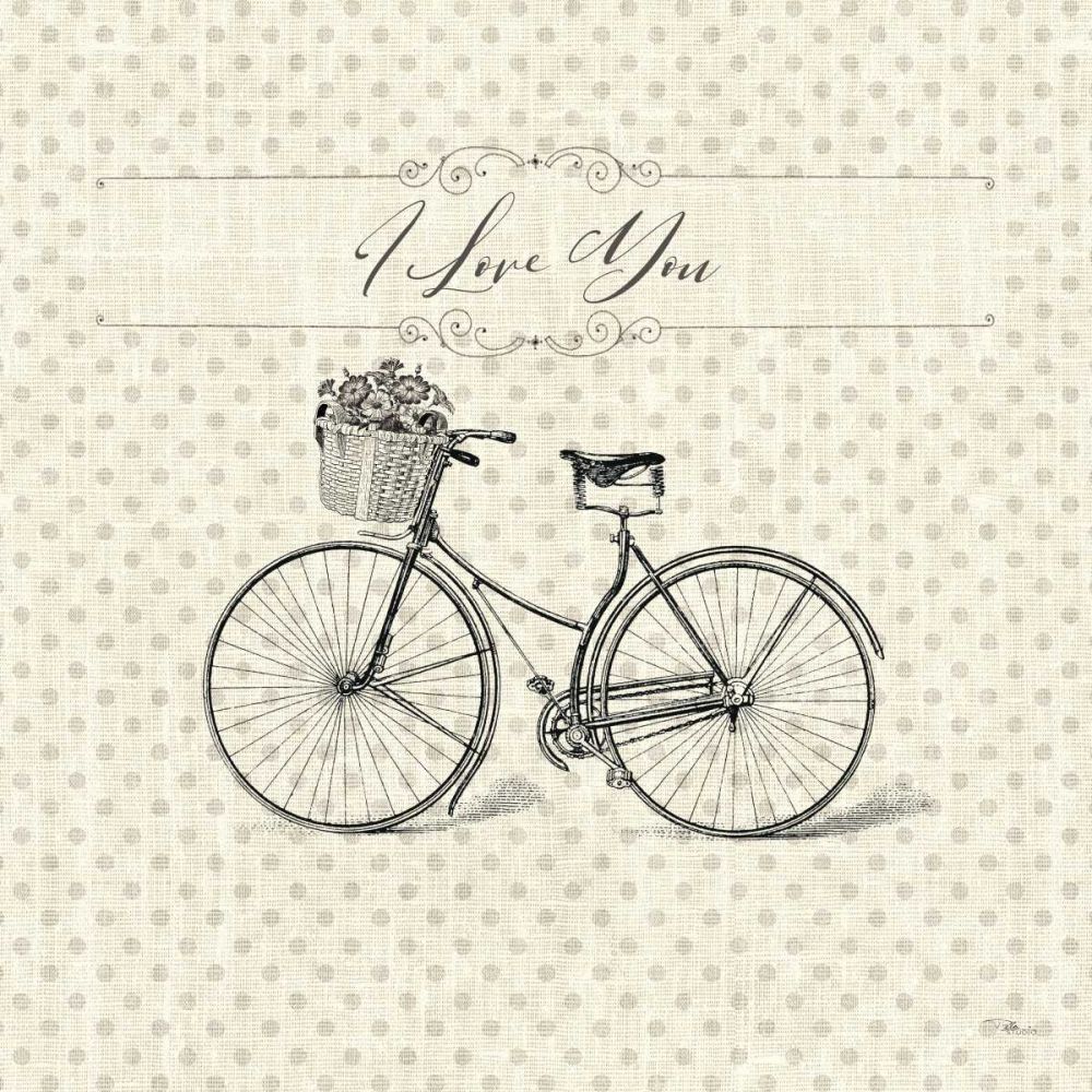 Paris Farmhouse III Bike art print by Pela Studio for $57.95 CAD
