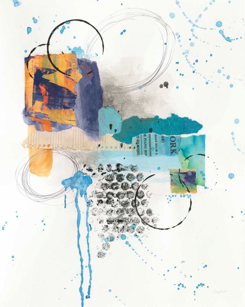 Abstract Skyline I Indigo art print by Courtney Prahl for $57.95 CAD