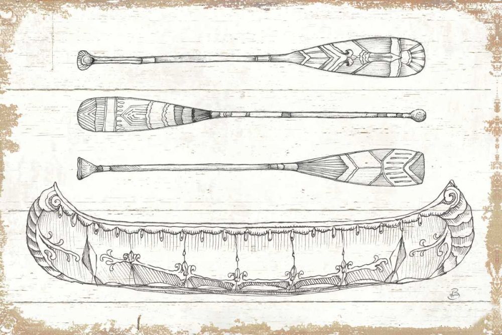 Lake Sketches I art print by Daphne Brissonnet for $57.95 CAD