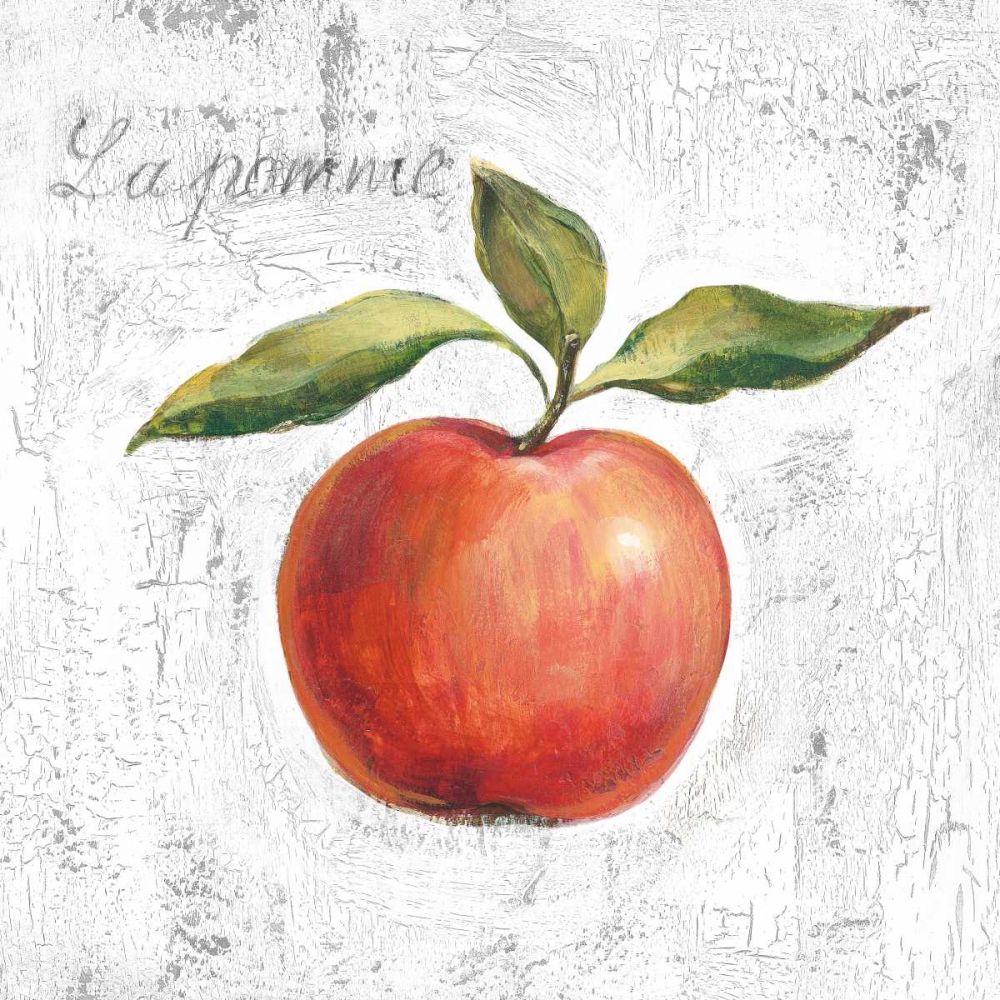 La Pomme on White art print by Silvia Vassileva for $57.95 CAD