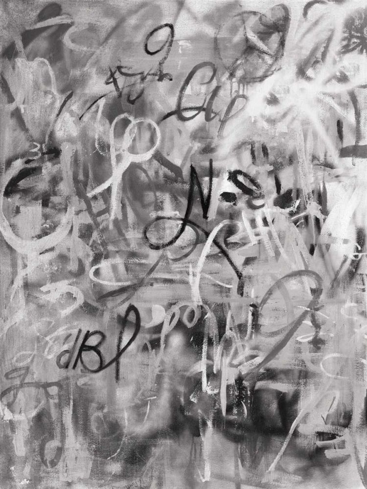 Graffiti Freedom Monochromatic art print by Danhui Nai for $57.95 CAD