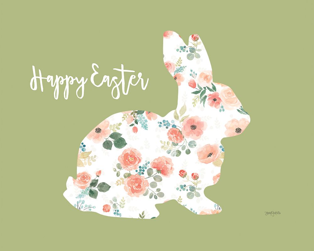 Blooming Delight Bunny II art print by Jenaya Jackson for $57.95 CAD