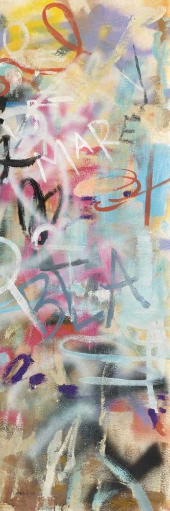 Graffiti Love Panel II art print by Danhui Nai for $57.95 CAD