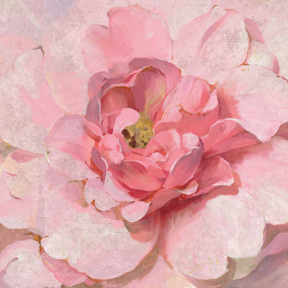 Blushing Metallic Peony art print by Danhui Nai for $57.95 CAD