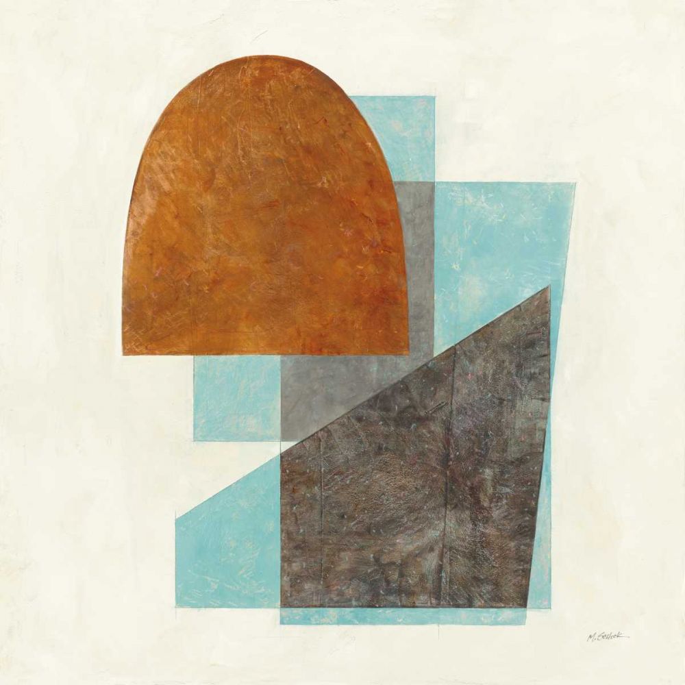 Quintet I Turquoise art print by Mike Schick for $57.95 CAD