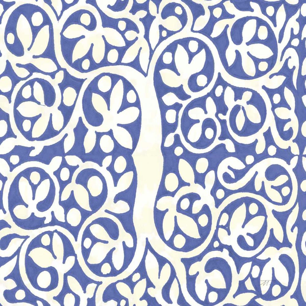 Forest Life Pattern VIII Rich Blue art print by Miranda Thomas for $57.95 CAD