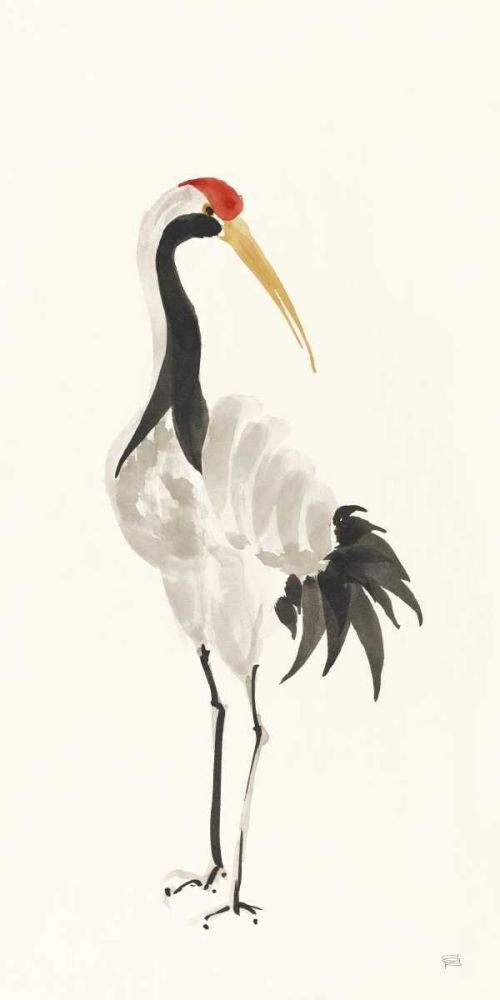 Scroll Crane II Warm art print by Chris Paschke for $57.95 CAD