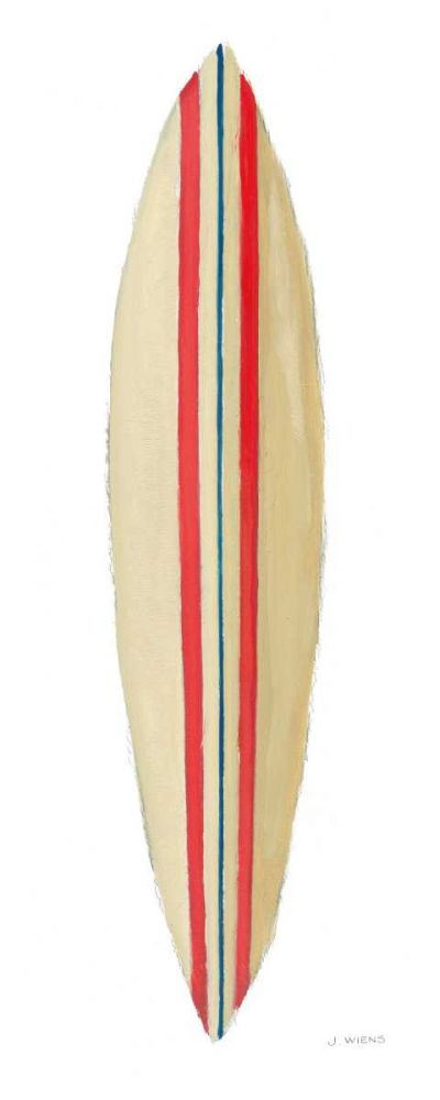 Beach Time Surfboard I art print by James Wiens for $57.95 CAD